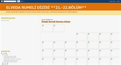 Desktop Screenshot of elveda-rumeli--dizisi.blogspot.com