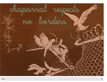 Tablet Screenshot of chaparralrespectsnoborders.blogspot.com