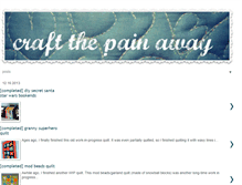 Tablet Screenshot of craftthepainaway.blogspot.com