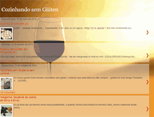 Tablet Screenshot of cozinhandosemgluten.blogspot.com