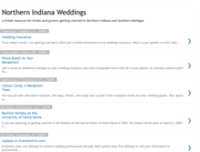 Tablet Screenshot of michianaweddings.blogspot.com