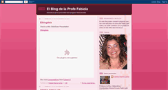 Desktop Screenshot of profefabiola.blogspot.com