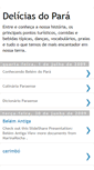 Mobile Screenshot of deliciasdopara2009.blogspot.com