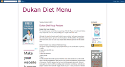 Desktop Screenshot of dukandietmenu.blogspot.com