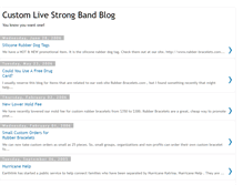 Tablet Screenshot of customlivestrongbands.blogspot.com