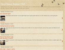 Tablet Screenshot of deepspacesupper.blogspot.com