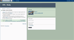 Desktop Screenshot of cfa-studynotes.blogspot.com