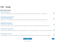 Tablet Screenshot of cfa-studynotes.blogspot.com