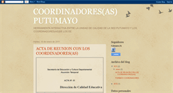 Desktop Screenshot of coordinadoresasputumayo.blogspot.com