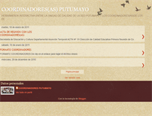 Tablet Screenshot of coordinadoresasputumayo.blogspot.com