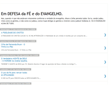 Tablet Screenshot of defesadoevangelho.blogspot.com