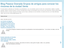 Tablet Screenshot of paseosgranada.blogspot.com