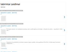 Tablet Screenshot of labirintai.blogspot.com