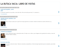 Tablet Screenshot of labutacavacialibrodevisitas.blogspot.com