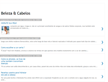 Tablet Screenshot of belezaecabelos.blogspot.com