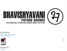 Tablet Screenshot of bhavishyavanifuturesoundz.blogspot.com