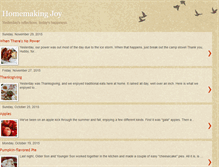 Tablet Screenshot of homemakingjoy.blogspot.com