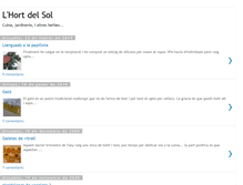 Tablet Screenshot of hortdelsol.blogspot.com
