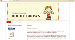 Desktop Screenshot of birdiebrown.blogspot.com