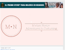 Tablet Screenshot of madamnovice.blogspot.com