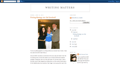 Desktop Screenshot of jamieweil-writingmatters.blogspot.com