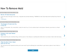 Tablet Screenshot of howtoremovemoldeasy.blogspot.com