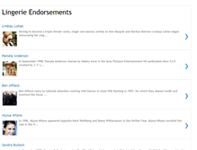 Tablet Screenshot of lingerieendorsements.blogspot.com