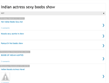 Tablet Screenshot of indianactresssexyboobsshow.blogspot.com