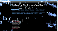 Desktop Screenshot of edublogdedivulgacioncientifica.blogspot.com