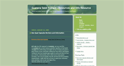 Desktop Screenshot of guarana-seed-extract-authority-site.blogspot.com