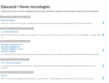 Tablet Screenshot of educacioinovestecnologies.blogspot.com