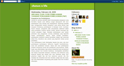 Desktop Screenshot of chenonnlife.blogspot.com