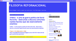 Desktop Screenshot of filosofiareformacional.blogspot.com