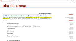 Desktop Screenshot of aba-da-causa.blogspot.com