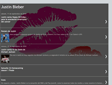 Tablet Screenshot of lovejustinbieberspain.blogspot.com