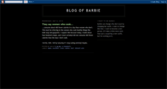 Desktop Screenshot of blogofbarbie.blogspot.com