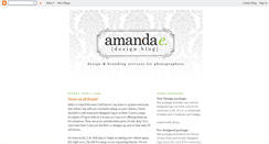 Desktop Screenshot of amandaedesign.blogspot.com