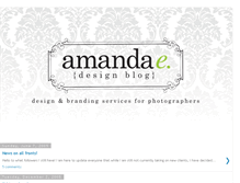 Tablet Screenshot of amandaedesign.blogspot.com