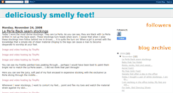 Desktop Screenshot of deliciouslysmellyfeet.blogspot.com