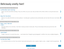 Tablet Screenshot of deliciouslysmellyfeet.blogspot.com