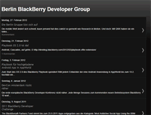 Tablet Screenshot of berlinblackberrydevelopers.blogspot.com