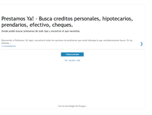 Tablet Screenshot of prestamosya.blogspot.com