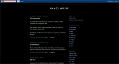 Desktop Screenshot of hayesmusic.blogspot.com