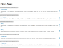 Tablet Screenshot of hayesmusic.blogspot.com