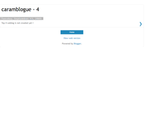 Tablet Screenshot of caramblogue.blogspot.com