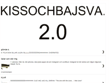 Tablet Screenshot of kissochbajsva.blogspot.com