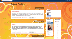 Desktop Screenshot of cristalfashion.blogspot.com