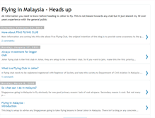 Tablet Screenshot of malaysiaflying.blogspot.com