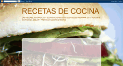 Desktop Screenshot of cocinamejorymasbarato.blogspot.com