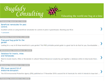 Tablet Screenshot of bugladyconsulting.blogspot.com